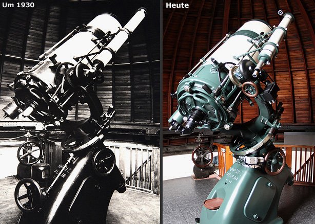 Goerz-Teleskop in der Oststernwarte